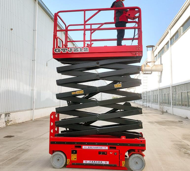 大石桥自行走移动式升降机