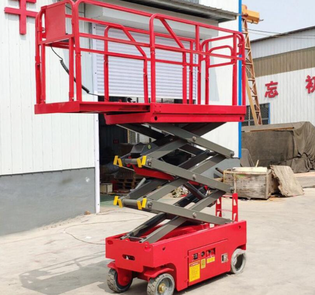 大石桥移动剪叉式升降机